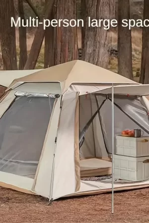 Tente de camping en plein air pour 3-4 personnes