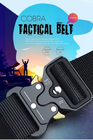 Ceinture militaire en nylon véritable