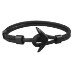 Bracelets noirs pour hommes,